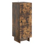 vidaXL Kast Gerookte Eik 33 x 34,5 x 90 cm Geconstrueerd, Huis en Inrichting, Kasten | Buffetkasten, Minder dan 50 cm, Verzenden