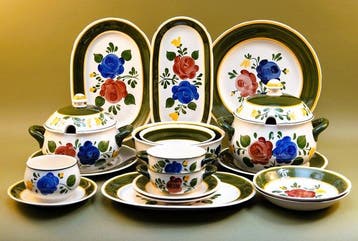 Villeroy & Boch «Bauernblume», diverse onderdelen -
