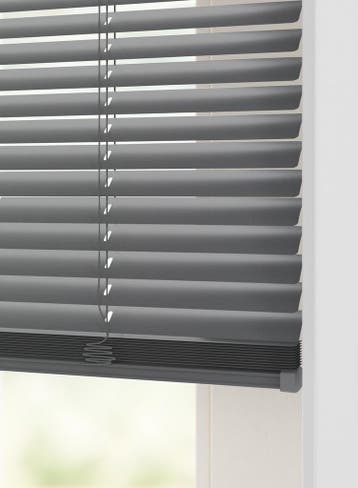 HEMA Jaloezie aluminium mat 25mm antraciet, Verzenden, Nieuw