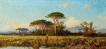 Alessandro La Volpe (1820-1887) - Veduta di Capri, Golfo di