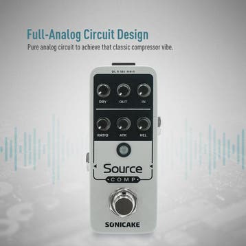 SONICAKE Source Compressor 1176 - Analoge Gitaar Effectpedaa, Verzenden, Nieuw