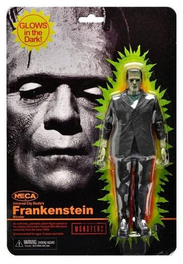 Universal Monsters Retro Glow in the Dark Action Figure Fran, Ophalen of Verzenden, Nieuw