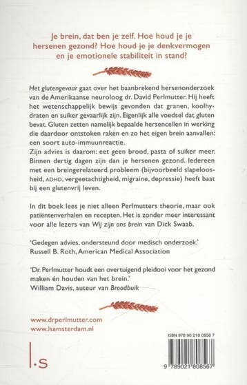 Het glutengevaar 9789021808567 David Perlmutter, Verzenden, Gelezen, David Perlmutter