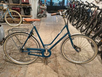 mat mos blauwe dames Roets road fiets van €862 voor €733, Terugtraprem, Versnellingen, Nieuw, Ophalen of Verzenden