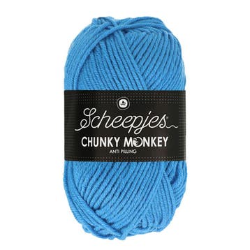 Scheepjes Chunky Monkey 100g - 1003 Cornflower Blue, Verzenden, Nieuw