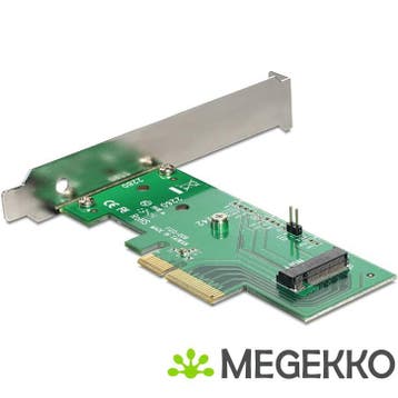 Delock 89370 PCI Express x4-kaart > 1 x interne NVMe M.2 Key, Verzenden, Nieuw, DeLock