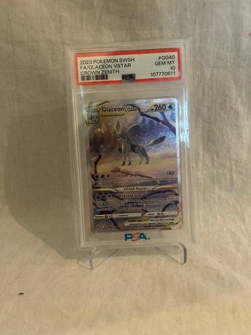 Pokémon Graded card - Fa/glaceon Vstar GG40 - PSA 10 - EX, Nieuw