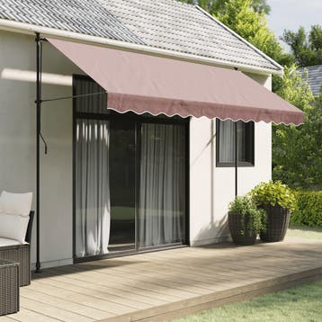 vidaXL Vervangingsdoek voor luifelrok gestreept 330x20 cm, Verzenden, Nieuw