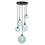 Design hanglamp blauw, Cees, Huis en Inrichting, Lampen | Hanglampen, Design, Nieuw, Ophalen of Verzenden, Glas