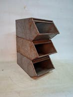 Industrieel design Bak (3) - Metaal - 1970-1980 -, Antiek en Kunst