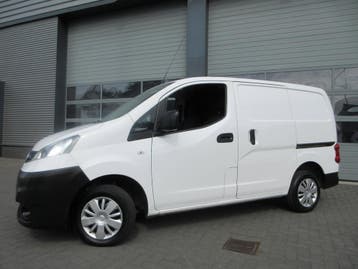 Nissan NV200 1.5 dCi, Airco, 2x schuifdeur., Stof, Gebruikt, Wit, Lease