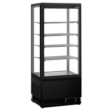 GGM Gastro | Panorama-koelvitrine - 98 liter - 428mm - 1 |, Huis en Inrichting, Keuken | Potten en Pannen, Verzenden, Nieuw