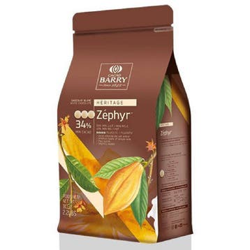 Callebaut Chocolade Callets Wit Zéphyr 1kg, Verzenden, Nieuw