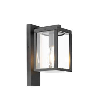 Industriële buiten wandlantaarn zwart IP44 - Charlois, Verzenden, Nieuw, Aluminium