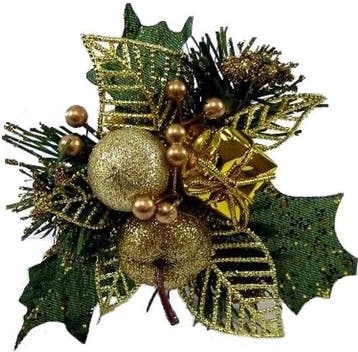 Kerstbijsteker Goud Appel Cadeautje en Besjes doos, Ophalen of Verzenden, Nieuw