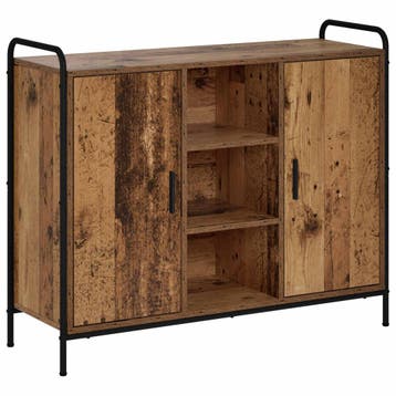 vidaXL Dressoir Oud hout 97 x 33 x 81 cm Bewerkt hout, Verzenden, Nieuw, Overige houtsoorten, Minder dan 50 cm