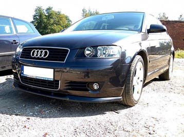 Front Splitter AUDI A3 8P (VOORMODEL) 2003-2005, Verzenden