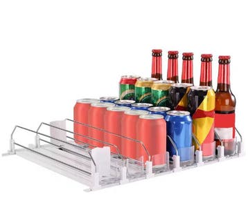 Drankblikjes Dispenser – Verstelbaar Push Rack Koelkast, Verzenden, Nieuw