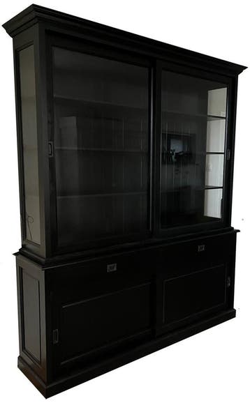 Buffetkast zwart Elst 200 x 240cm, Ophalen of Verzenden, Nieuw
