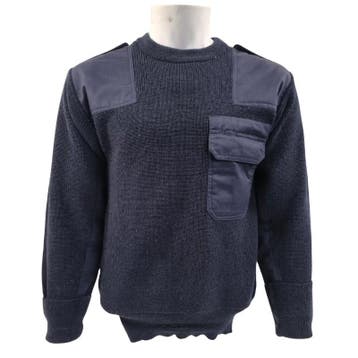 Duitse Bundeswehr commando trui Wol met ronde hals, blau..., Ophalen of Verzenden, Gebruikt, Kleding