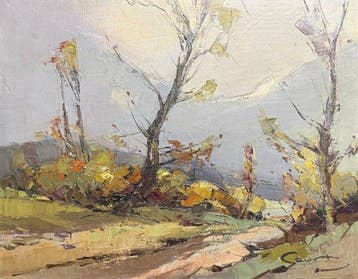 Jean-Pierre Saurt (XX) - Herfstwandeling langs het Zandpad
