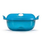 Tupperware MicroPop Magnetronschaal 1,5 l, Ophalen of Verzenden, Nieuw, Blauw