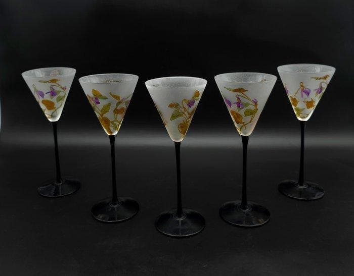 Maestri Vetrai muranesi - Drinkset (5) - Kristal -, Antiek en Kunst, Antiek | Meubels | Tafels