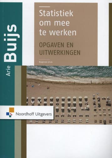 Statistiek om mee te werken, opgaven en, 9789001802592, Verzenden, Zo goed als nieuw, HBO