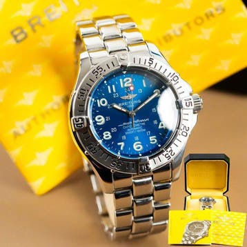 Breitling - SuperOcean Diver Blue Dial - A17360 - Heren -, Nieuw