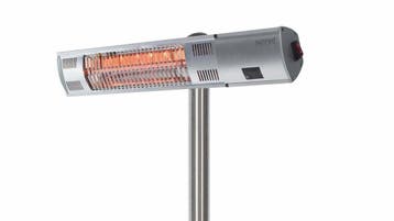 Ultra staande halogeenstraler zilver 2000 watt, Verzenden, Nieuw