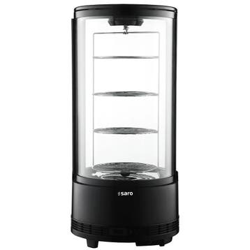 Roterende Gebaksvitrine | ELIZA | 73L | Zwart | +2°C/+12°C |, Verzenden, Nieuw in verpakking