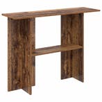 vidaXL Wandtafel Oud hout 100 x 30 x 75 cm Bewerkt hout, Minder dan 50 cm, Verzenden, Nieuw, 75 cm of meer
