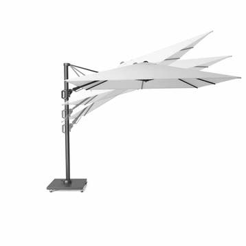Challenger T2 premium zweefparasol 300x300 cm witte mast, Ophalen of Verzenden, Nieuw