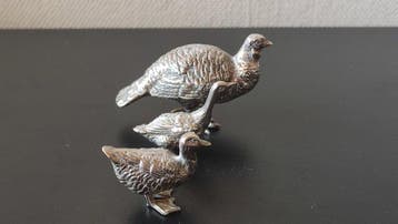 Drie Tafelstukjes-Fazant-Eend-Gans-84 Gram - Meesterteken