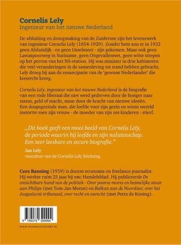 Cornelis Lely 9789079399994 Cees Banning, Boeken, Verzenden, Zo goed als nieuw, Cees Banning