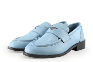 Sacha Loafers in maat 38 Blauw, Overige typen, Sacha, Gedragen, Verzenden
