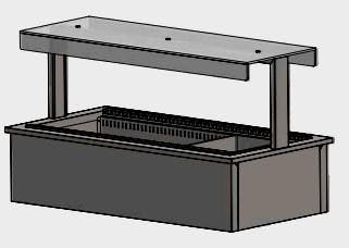 Verwarmde Plaat | 5x GN 1/1 | Geventileerd | +50°C/+80°C |, Verzenden, Nieuw in verpakking