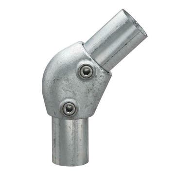 Buiskoppeling Verstelbaar Kniestuk Ø 42,4 mm Zink, Verzenden, Nieuw