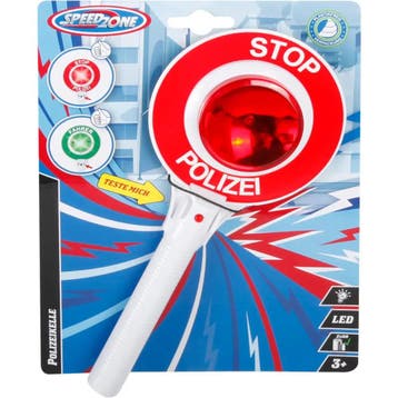 Speedzone politie stopbord speelgoe van €9,99 voor €5,00, Ophalen of Verzenden, Nieuw