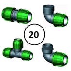 Klemkoppeling tyleen 20mm, Ophalen of Verzenden, Nieuw