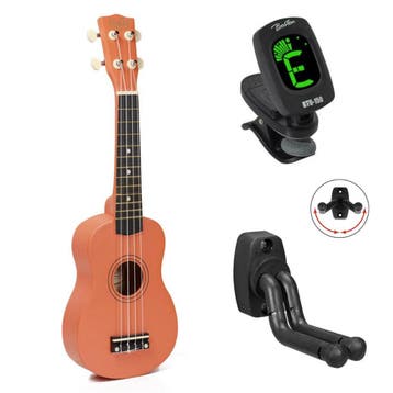 Korala UKS-15 bundel sopraan ukulele, Ophalen of Verzenden, Nieuw