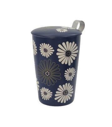Theebeker TeaEve Amami blauw 350ml met filter, Huis en Inrichting, Keuken | Servies, Verzenden, Nieuw, Overige stijlen, Kop(pen) en/of Schotel(s)