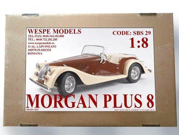 Wespe Classic 1:8 - Modelauto - Morgan Plus 8 Kit, Nieuw