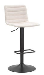 BARKRUK MET LIFT HOOG WIT CM 43X49,5X85,5-107(ZITTING CM, Huis en Inrichting, Barkrukken, Ophalen of Verzenden, Nieuw