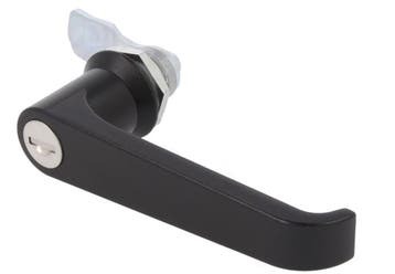 Deurkruk met slot - 21mm - Gelijke sleutels - Zwart, Ophalen of Verzenden, Nieuw, Metaal, Overige typen