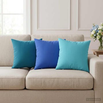 vidaXL Kussensloop 12 pcs HEERLEN Koninklijk Blauw 40 x 40, Verzenden, Nieuw, Blauw