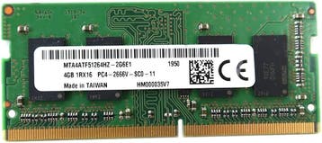Micron 4GB DDR4 Laptopgeheugen – 2666 MHz SODIMM |, Ophalen of Verzenden, Nieuw
