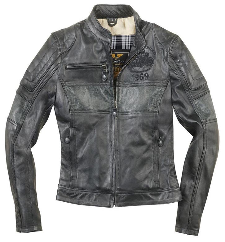 Black-Cafe London Shona II Dames Leren Motorjas, Motoren, Kleding | Motorkleding, Dames, Nieuw met kaartje, Jas | textiel, Verzenden