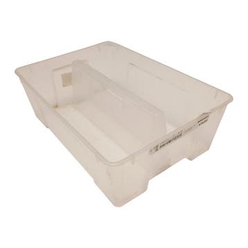 Inzet voor transparante opbergbak 370x250x120mm, pp,, Ophalen of Verzenden, Gebruikt, Bak of Kist