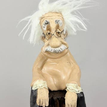 Anna Em - LARGE -Albert Einstein…. hand made